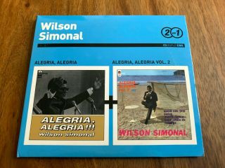 Wilson Simonal Brazil 2 Cd Set Alegria Alegria Rare Remastered Vol 1 & 2 Oop