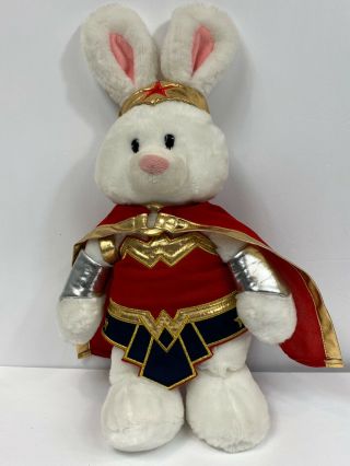 Retired Gund Bunny - 17 " Dc Comics Wonder Woman Plush