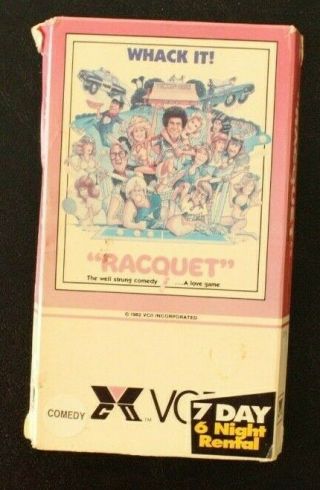 Whack It Racquet (vhs 1982) Rare