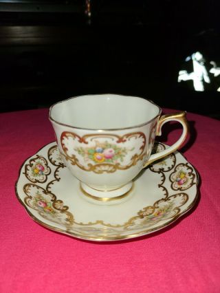 Vintage Antique Royal Albert Crown China England Teacup Tea Cup Saucer