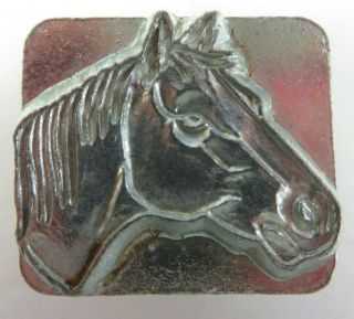 Vintage Craftool Left Facing Horse Head Stamp 8364 Leather Crafting Tool Rare