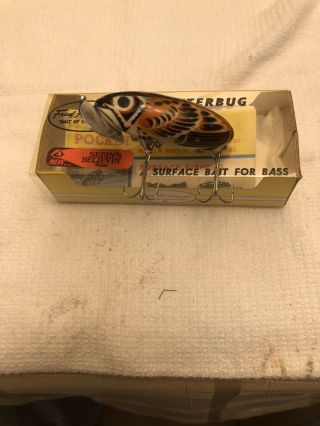 Arbogast Seein’s Believin’ Sparrow Jitterbug Fishing Lure Nos