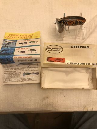 ARBOGAST SEEIN’S BELIEVIN’ SPARROW JITTERBUG FISHING LURE NOS 2