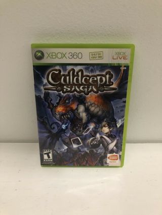 Culdcept Saga (microsoft Xbox 360,  2006) Complete Rare Bandai Namco