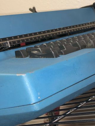 Vintage Ibm Selectric Ii (2) Correcting Typewriter Blue Rare Retro
