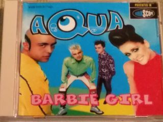 Aqua Barbie Girl Rare Oop 4 Track Remix Cd