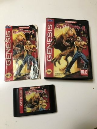 Splatterhouse 3 Sega Genesis Complete Rare