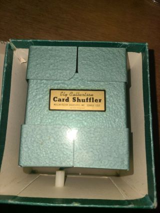 Antique Card Shuffler Ely Culbertson