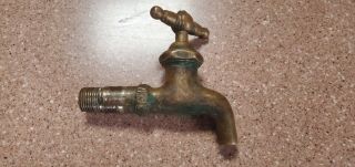 Vintage Antique Brass Sink Faucet 5in X 5in