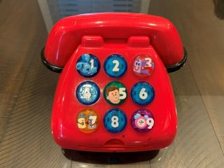 Blues Clues Fisher Price Phone Friends Red Telephone - Rare