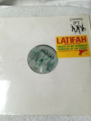 Rare Latifah ‎– Princess Of The Posse/wrath Of My Madness Tommy Boy ‎vinyl 12 "