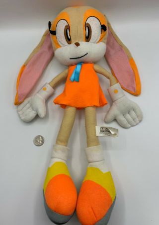 Rare Sega Sonic The Hedgehog Cream The Rabbit Kellytoy 18 " Plush Doll