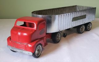 Early Tonka Toys Ford Coe Cab Grain Hauler Tt Truck 40 