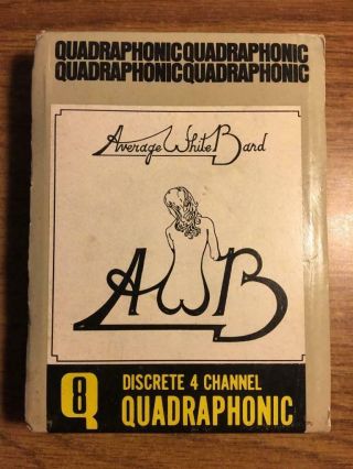 Average White Band Vintage Rare Quad Quadraphonic 8 Track Tape Bargain
