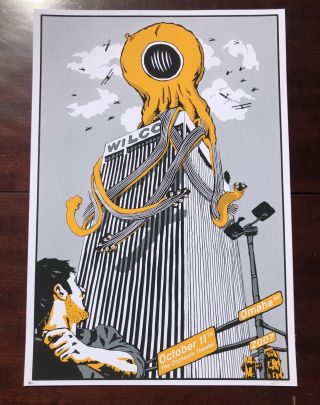 Wilco Omaha Mike Weihs 2007 Orpheum Theater Silkscreen Gig Poster S/n Rare