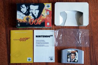 Goldeneye 007 Nintendo 64 N64 Complete Cib,  Protector Box