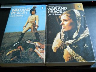 War And Peace By Leo Tolstoy Paperback Penguin Rare 1973 Bbc Tv Series Tie - In.
