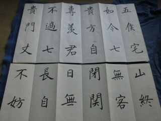 Japanese Hand Written Book Japanese Calligraphy Exercises Set 2 A Showa