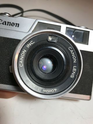 Canon Canonet 2b rangefinder camera with 40mm f2.  8 Vintage Old Rare Classic 3
