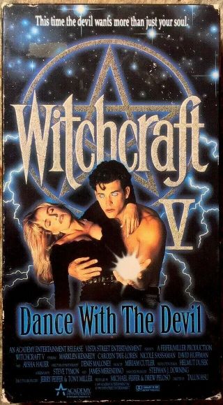 “witchcraft V: Dance With The Devil” Vhs Rare Horror