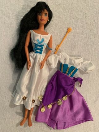 Vintage Disney’s Esmeralda Doll W/original Outfits