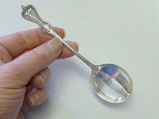 Art Deco Towle Old Colonial Sterling Silver Round Bowl Soup Bouillon Spoon 5 "