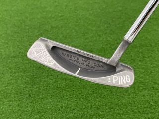 Rare (all) Ping Zing 2 Putter 35 " Left Handed Lh Steel Patented 85068