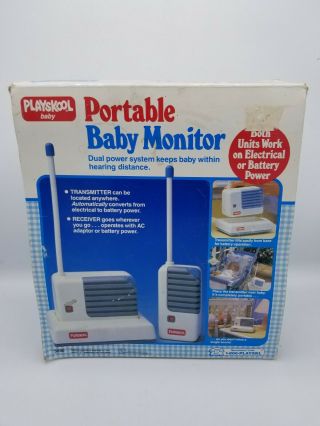 Rare Toy Story Vintage 1990 Playskool Portable Baby Monitor 5590 Receiver Disney