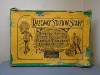 Britains Ltd.  Vintage Orig.  Box For Railway Station Staff Set No 155 Ultra Rare