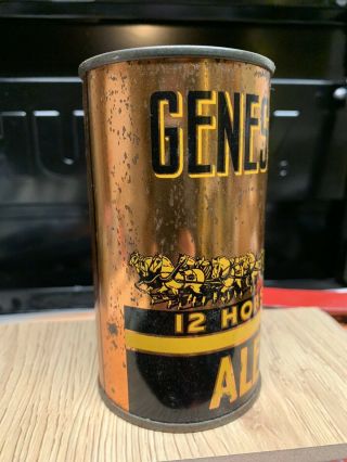 Vintage Rare Genesee Genny 12 Horse Ale Keglined Can Rochester NY 2