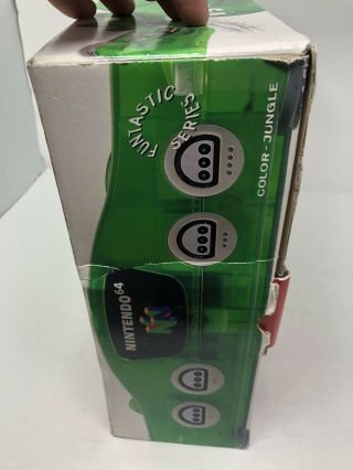 NO CONSOLE Nintendo 64 N64 Jungle Green Funtastic Video Game System Box RARE 2