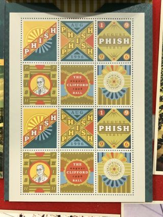 Phish The Clifford Ball 1996 7 DVD Box Set w Book Postcards Stamps 2009 Rare 3