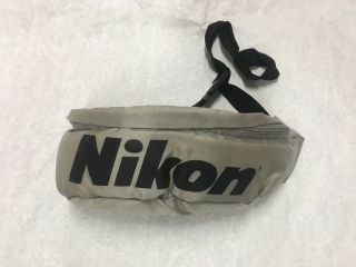 Rare Nikon Fanny Pack,  Waist Pack,  Padded Camera Case Grey