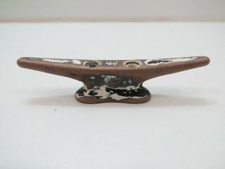 5 Inch Long Bronze Wilcox Crittenden Boat Cleat - (d3a836)