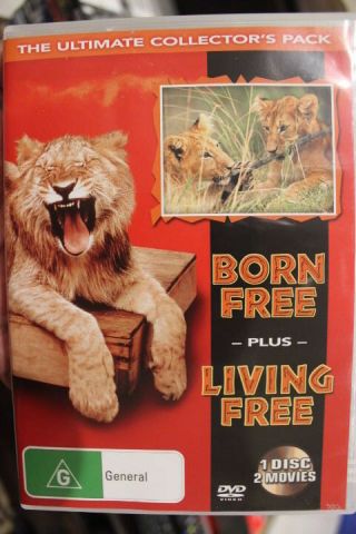 Born & Living Rare Deleted Dvd Bill Travers African Safari Drama John Barry