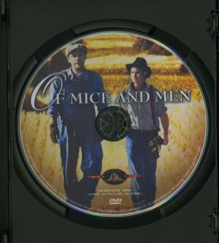 Of Mice And Men (dvd 1992) - Rare - Very Good - Ship