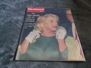 Marilyn Monroe Cover 1960 Aussie _weekend Rare