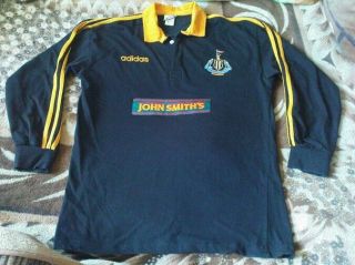 Rare Rugby Shirt - Newcastle Falcons Home 1998 - 1999 Longsleeves Size M