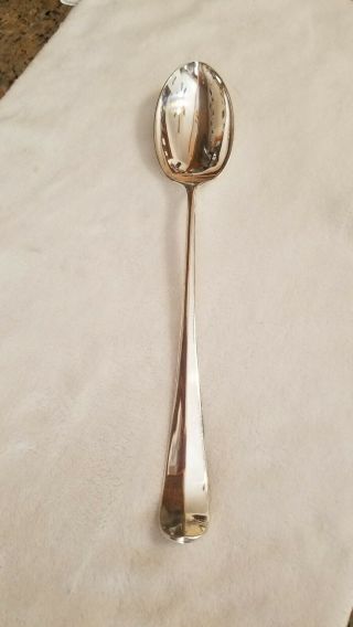 The Sheffield Silver Co 13 " Serving Stuffing Spoon Silver Plate Italy