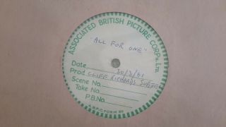 " All For One " (young Ones Film) Rare A.  B.  P.  C.  12 " Acetate (writer 