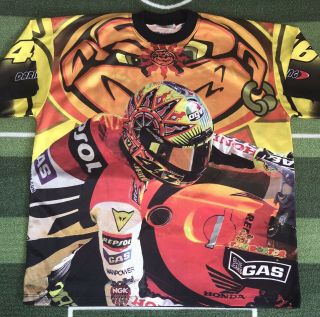 Rare Valentino Rossi Fan Shirt Size Xl 46 The Doctor Superbikes