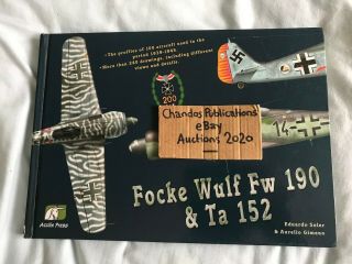 Focke - Wulf Fw 190 & Ta 152 - Soler & Gimeno: 100 Profiles - Rare Title