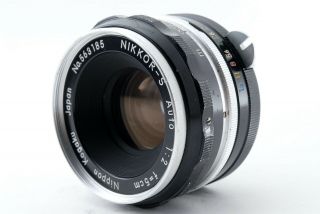 Rare Exc,  5 Nikon F Nikkor - S 5cm F/2 Nippon Kogaku 50mm Lens Pat Pend From Japan