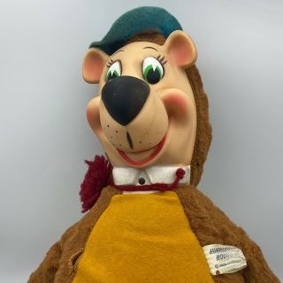 Yogi Bear/huckleberry Hound Knickerbocker Tag Hanna Barbera Stuffed Toy 1959