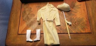 Vintage 1960’s Barbie 949 Rain Coat Stormy Weather Clothing Outfit