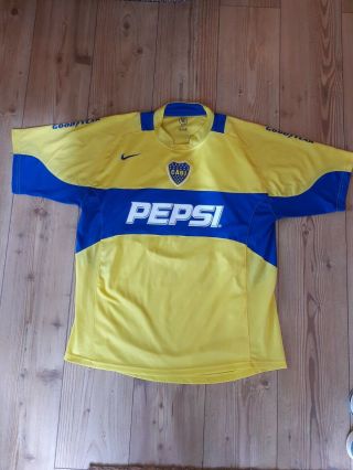 Boca Juniors Football Shirt Xl Nike 2005 Away Vintage Top Rare Argentina Palermo