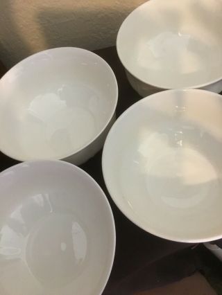 Mikasa Ultima,  Fine China Antique White Cereal Bowl,  Set of 4 Hk 400 2