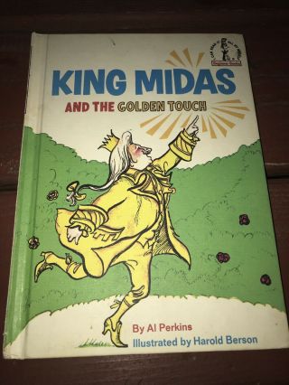 King Midas And The Golden Touch Vintage 1969 Dr.  Seuss Book Club Edition