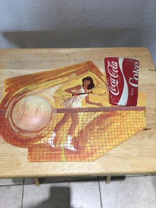 Plastic Vintage Coca Cola Sign Rare