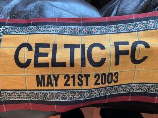 Celtic V Porto May 21st2003 Uefa Cup Final Football Fans Scarf Very Rare Seville